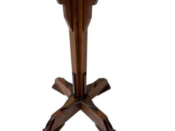 Art Deco Amsterdamse School Petite Pedestal Table, 1920s